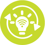 Icon: Intelligente Maschinen mit optimierter Leistung